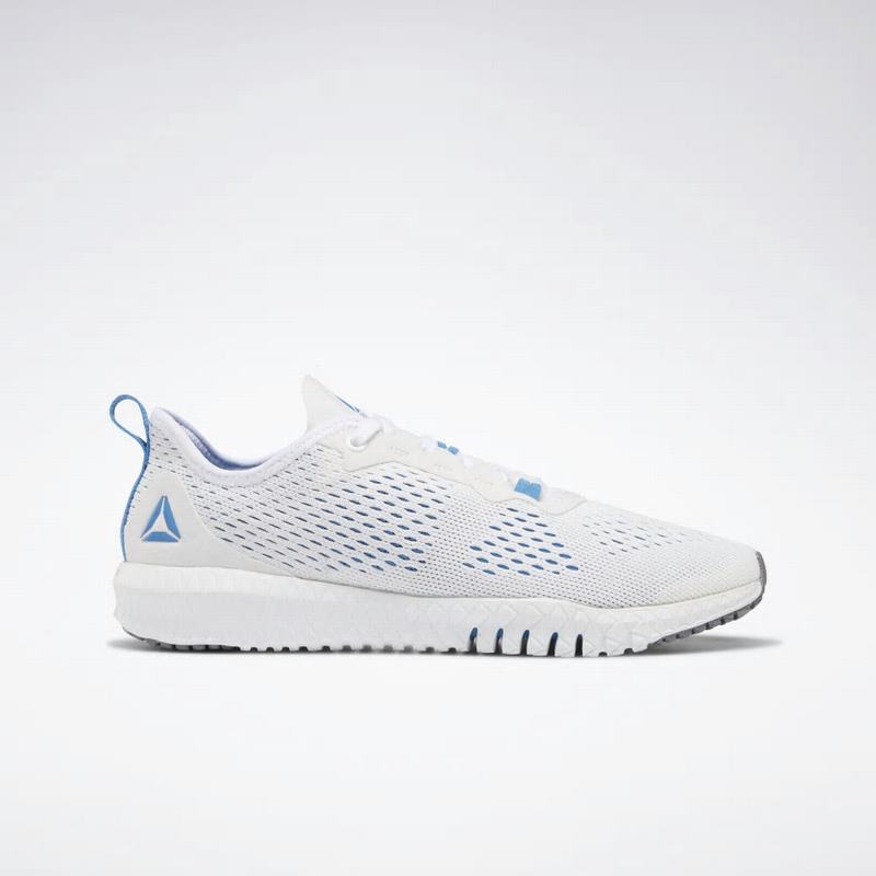 Adidasi Training Reebok Flexagon Dama Albi/Albastri/Gri Romania FT9852UT